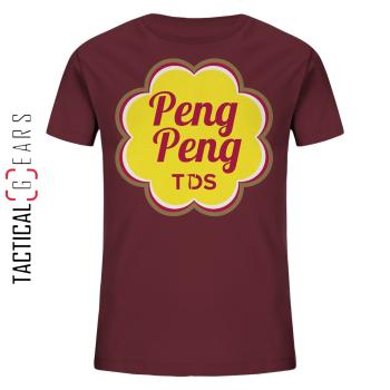 TDS KIDS - UNISEX T-SHIRT - PENG PENG - BURGUNDY - KOLLEKTION 2023